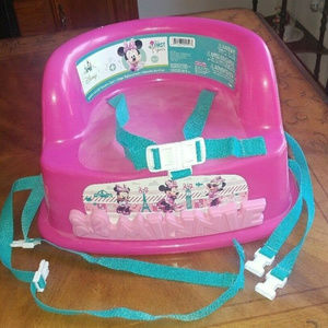 minnie mouse booster chair